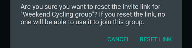 Ripristina il collegamento al gruppo di WhatsApp