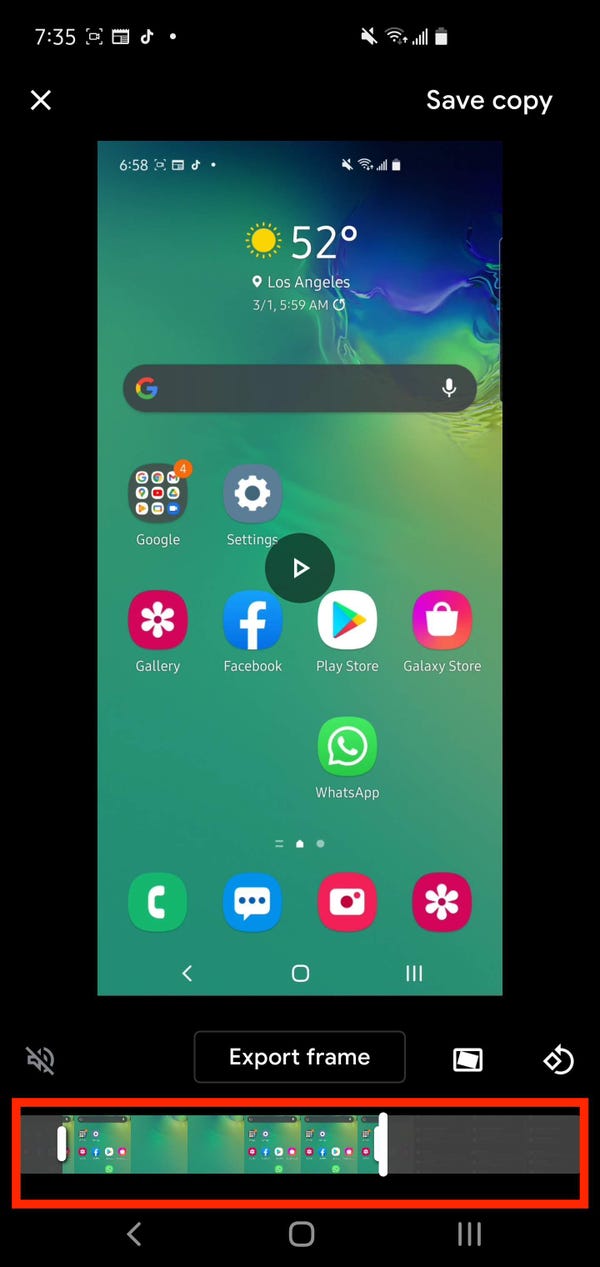 Come registrare lo schermo su Android 11 4