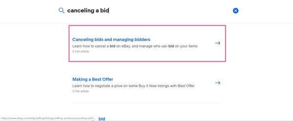 Come rimuovere un'offerta su eBay