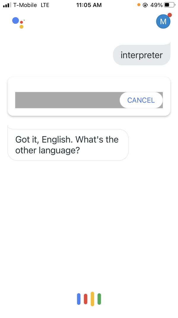 Come tradurre le conversazioni con l'assistente di Google 1.PNG