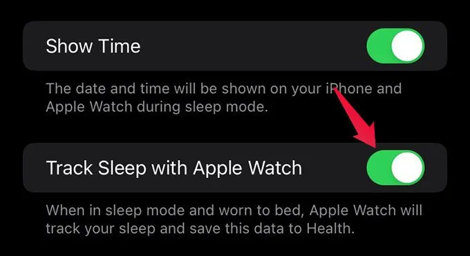 Abilita il monitoraggio del sonno con Apple Watch e la misurazione della frequenza respiratoria del sonno di Apple Watch