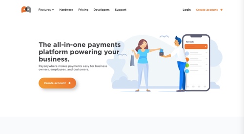 Home page di Payanywhere