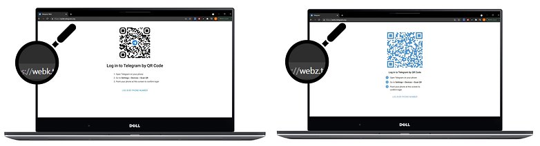 come telegram webk vs webk url