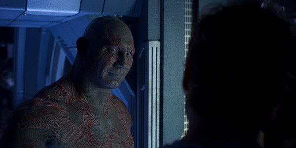 Drax (Dave Bautista) in Guardiani della Galassia Vol. 2