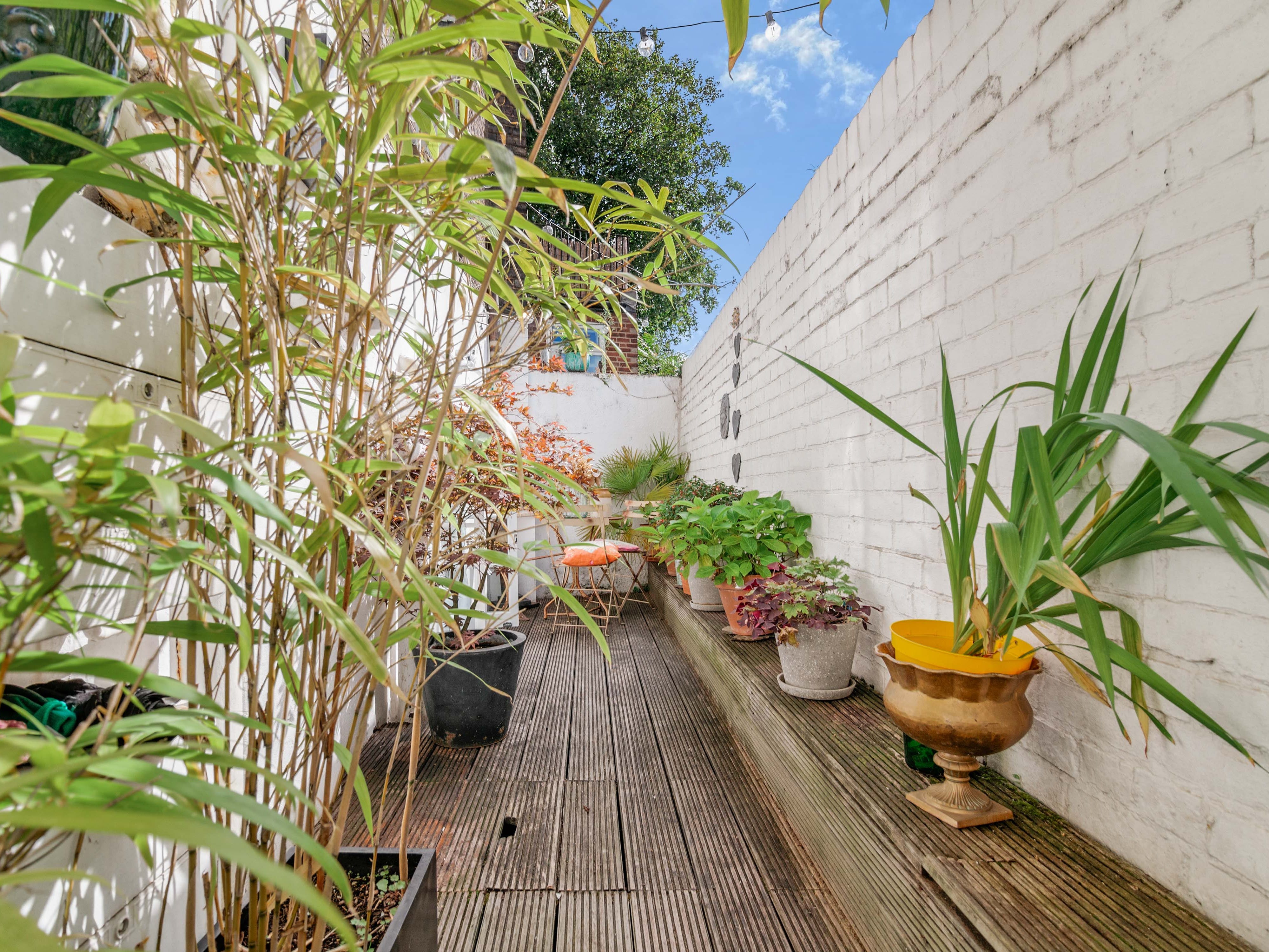 I giardini delle case "più sottili" di Londra