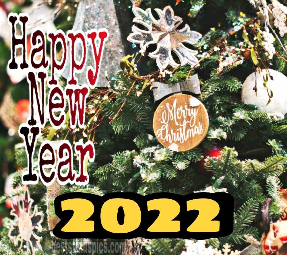 Foto di auguri di buon Natale e felice anno nuovo 2022 per lo stato di Facebook