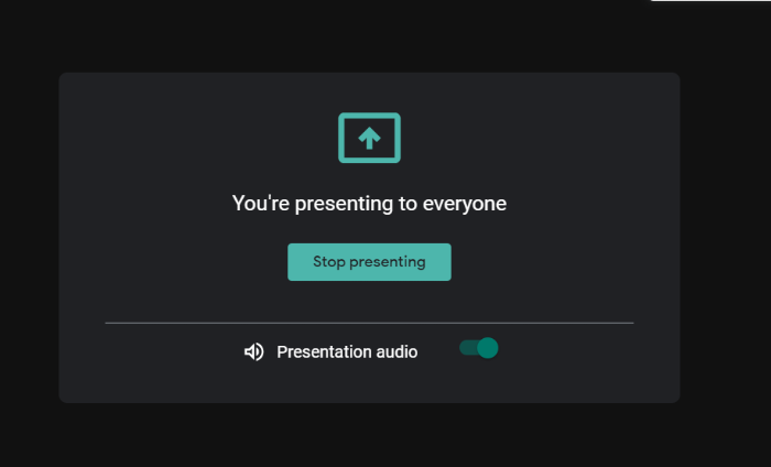 How to present videos in Google Meet