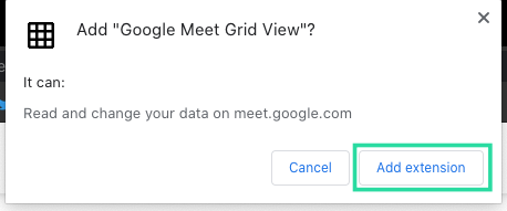 How to view grid people on Google Meet