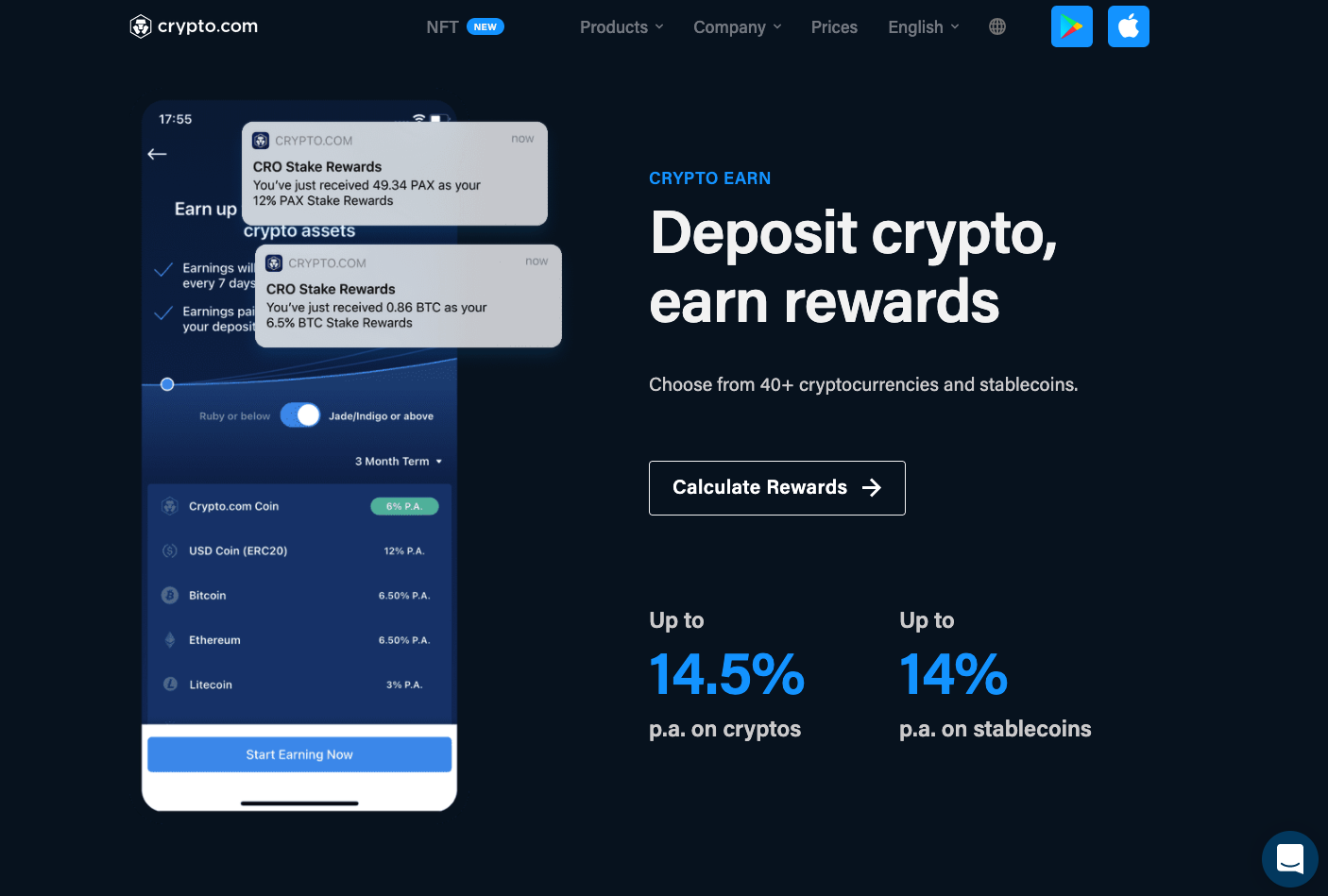 Scambio di criptovalute Crypto.com