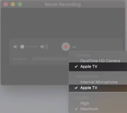 Seleziona la tua Apple TV 