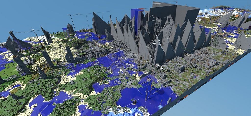 2b2t è un server Minecraft con oltre un decennio di storia (Immagine tramite Mojang)