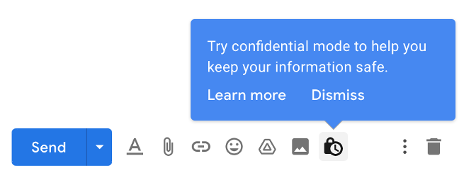 Abilita la modalità riservata in Gmail