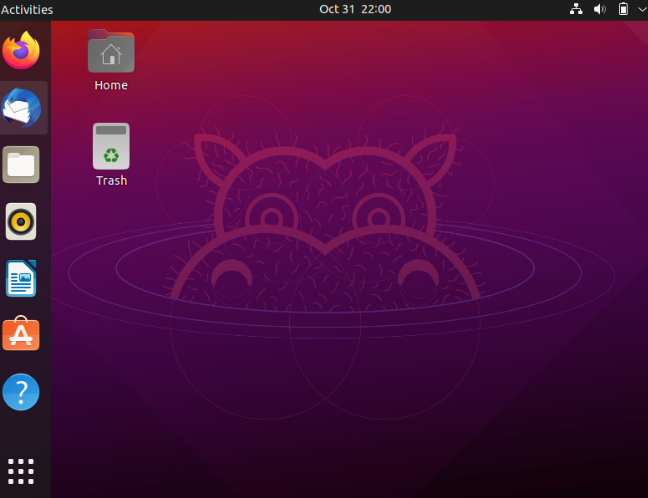 Desktop Ubuntu GNOME