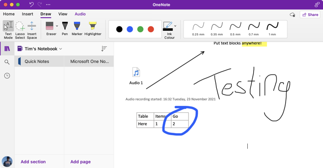 Microsoft OneNote per Mac