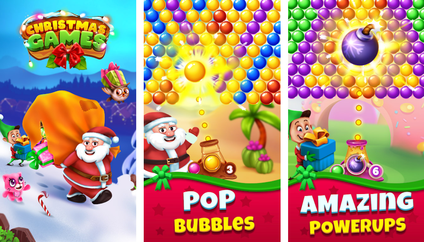 Giochi di Natale: Bubble Shooter