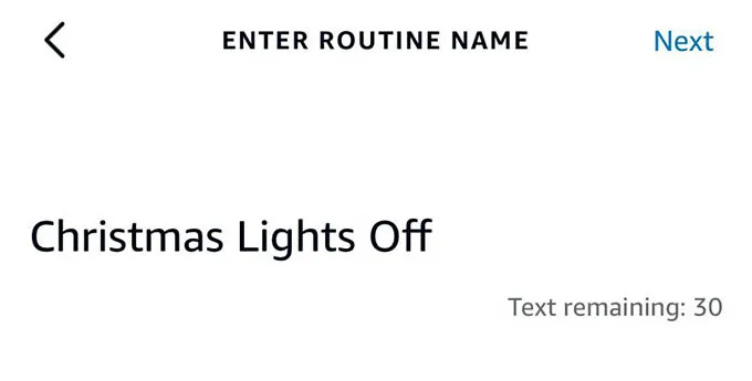 Christmas lights routinely off on Alexa