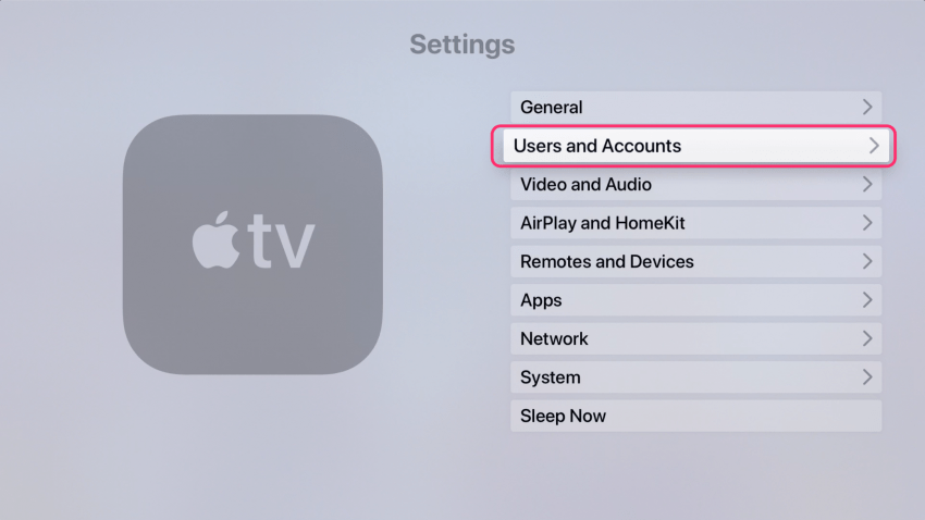 Passa tra più utenti di Apple TV