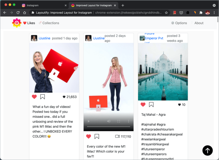 Passaggi per visualizzare i post piaciuti su Instagram sul desktop