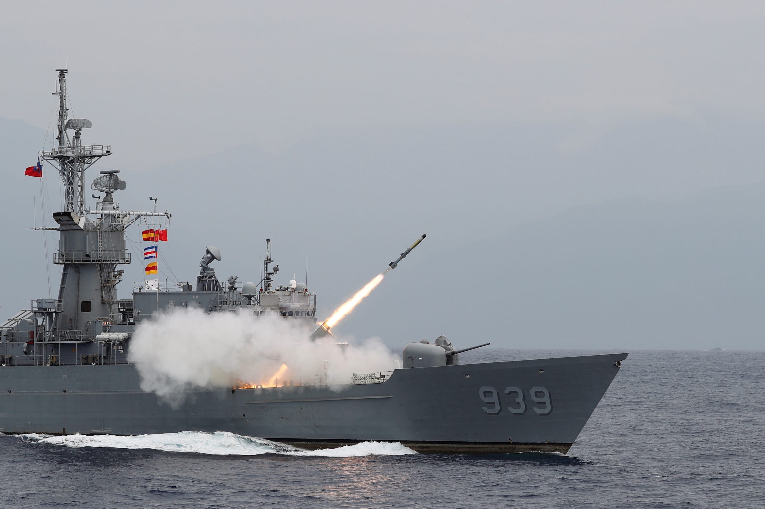 Missile fregata della marina di Taiwan