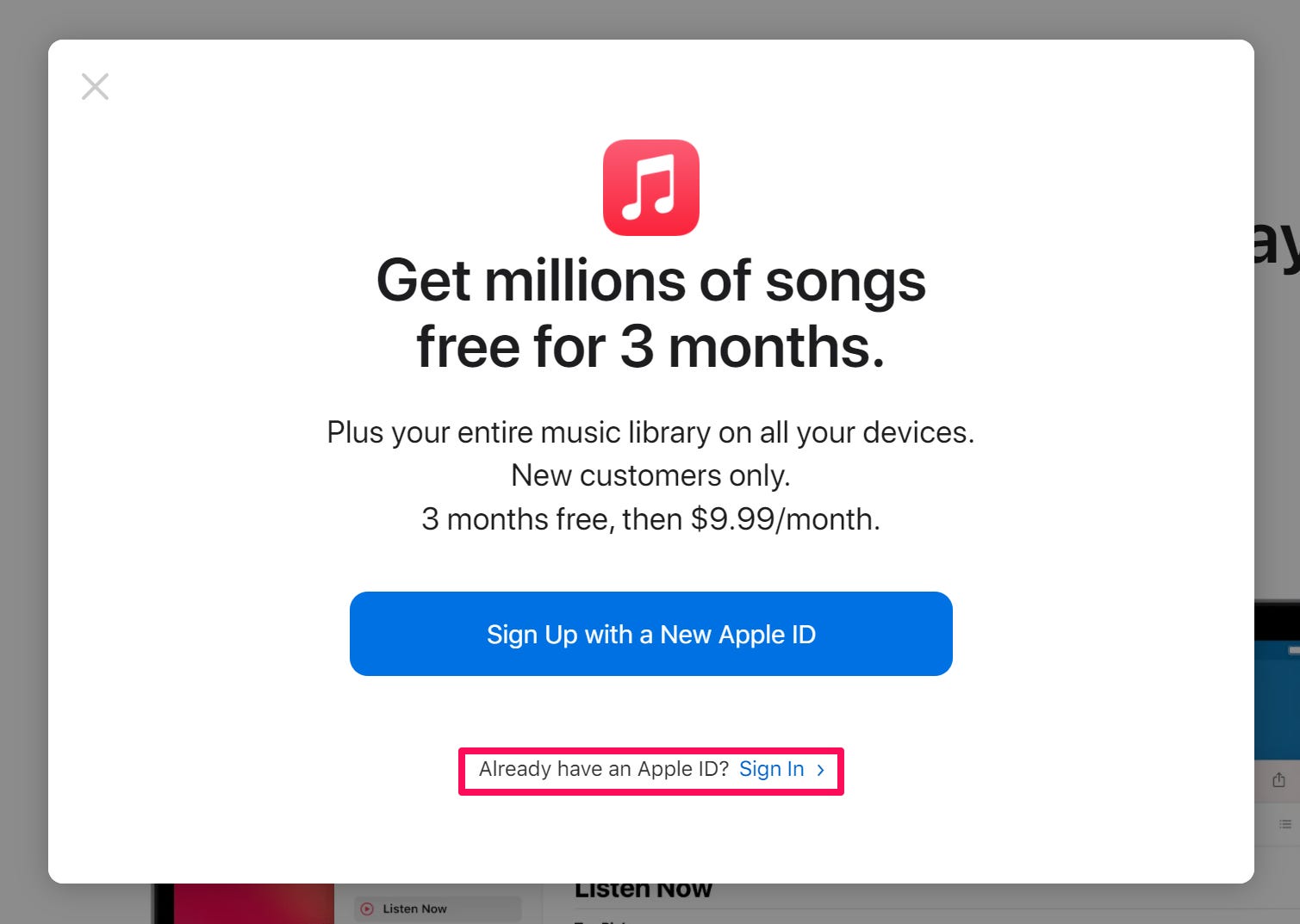 iscriviti da Spotify ad Apple Music
