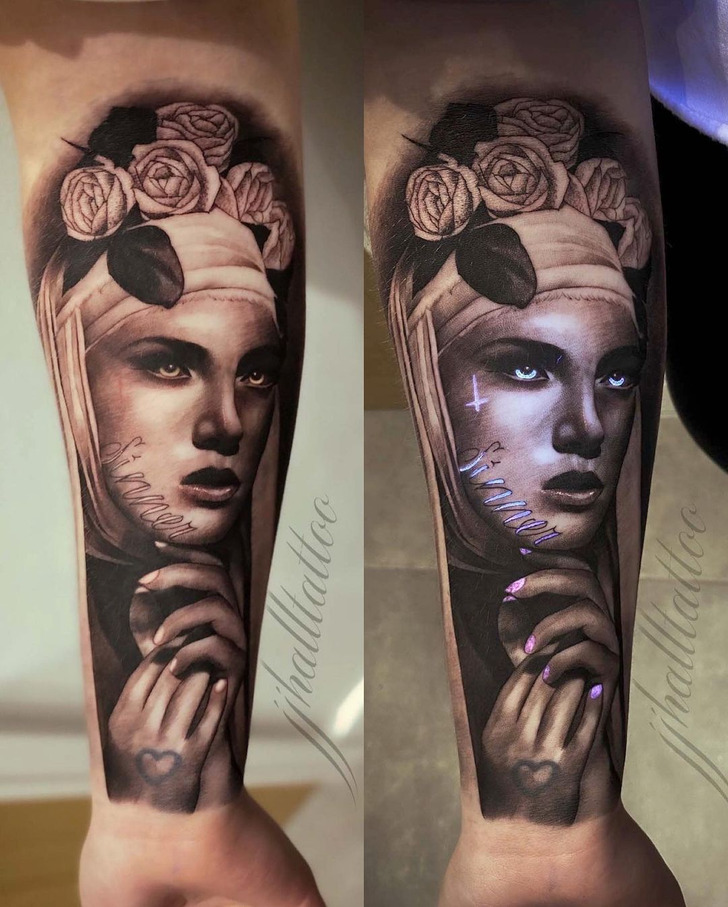 Un artista fa tatuaggi che brillano al buio e siamo stupiti dal livello di creatività