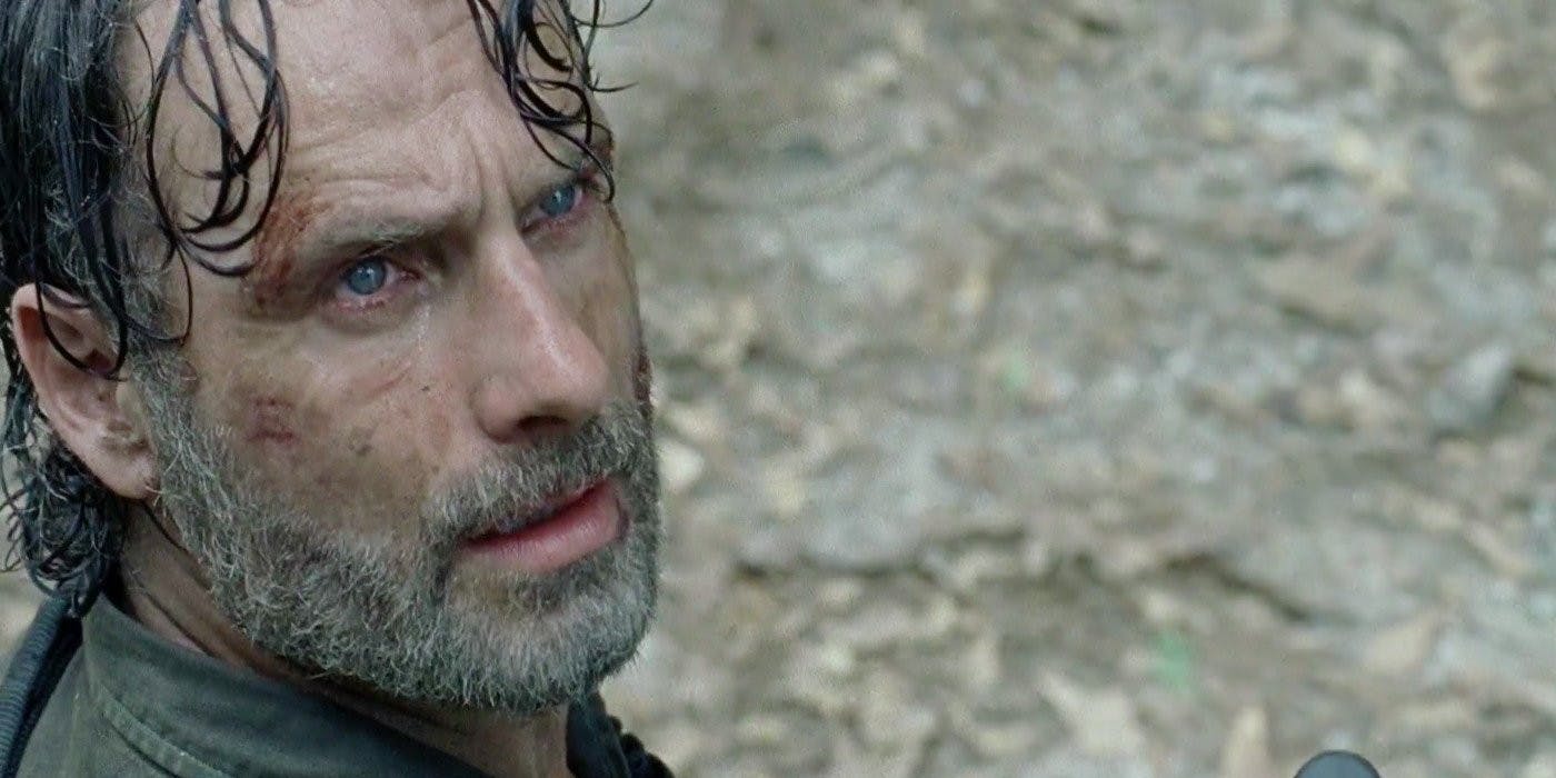 Andrew Lincoln nel ruolo di Rick Grimes in The Walking Dead