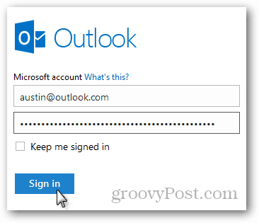 login e-mail outlook.com