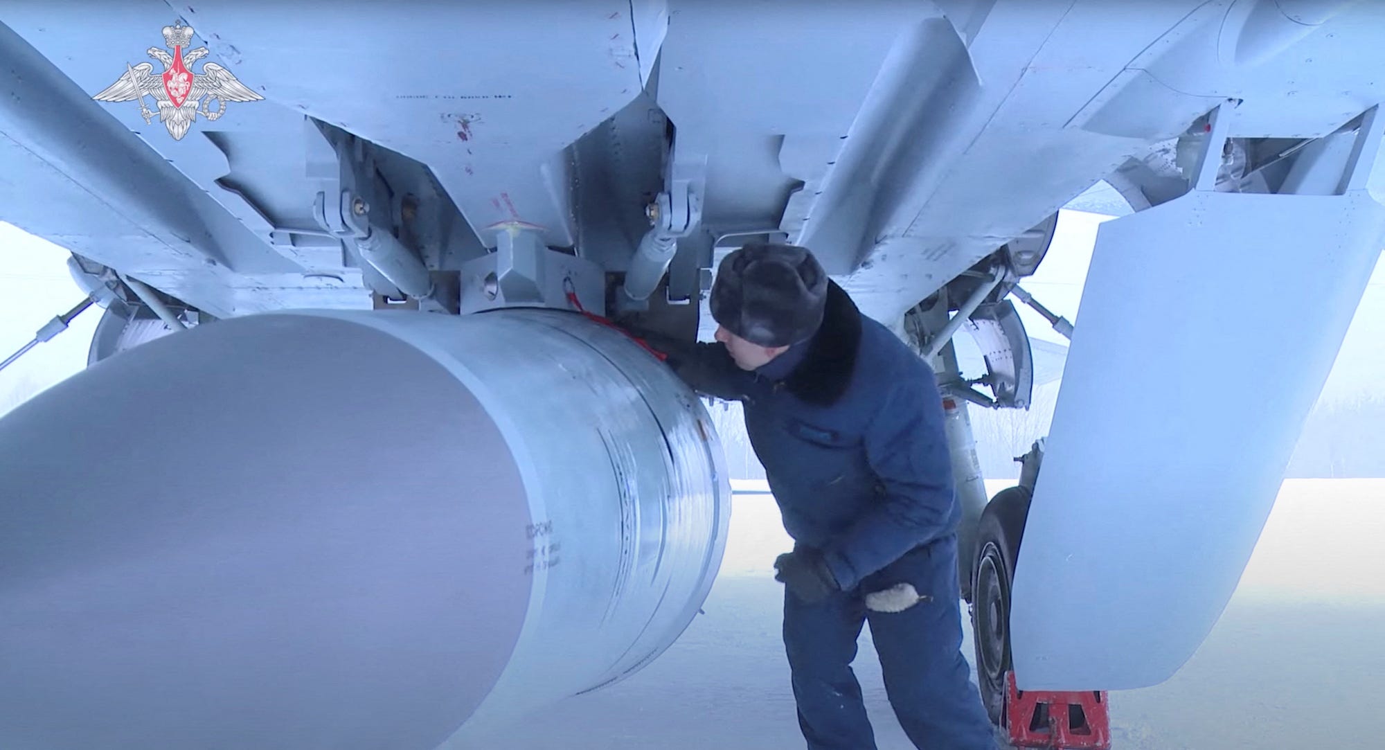 Aereo da caccia ipersonico MiG-31 dell'aeronautica russa Kinzhal
