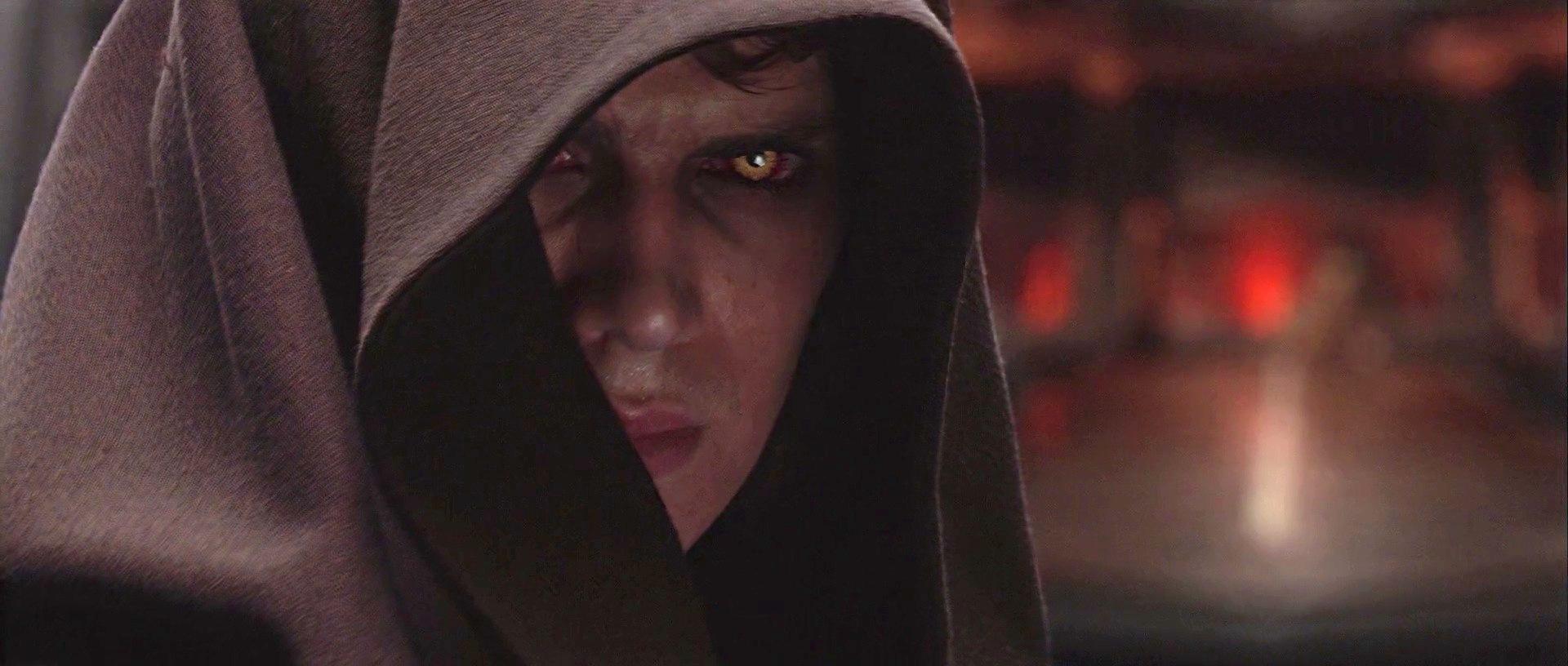 Hayden Christensen abbraccia il lato oscuro in "La vendetta dei Sith".