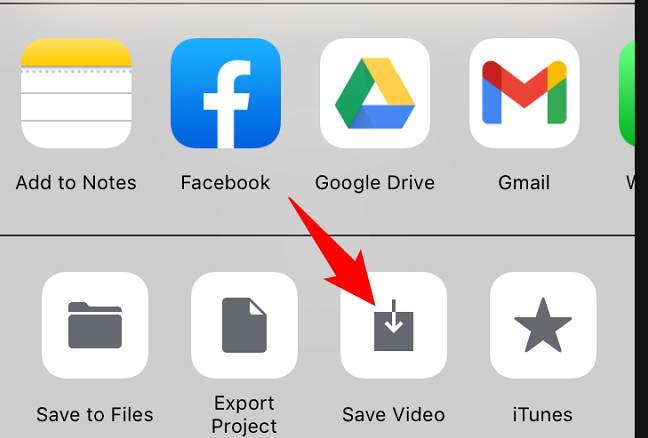 Scegli "Salva video".