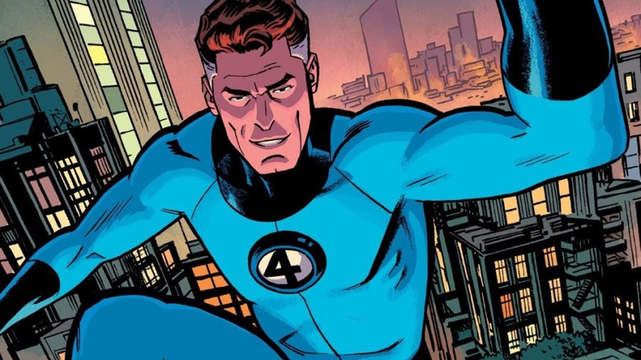Uno screenshot del leader dei Fantastici Quattro Reed Richards come si vede nei fumetti Marvel
