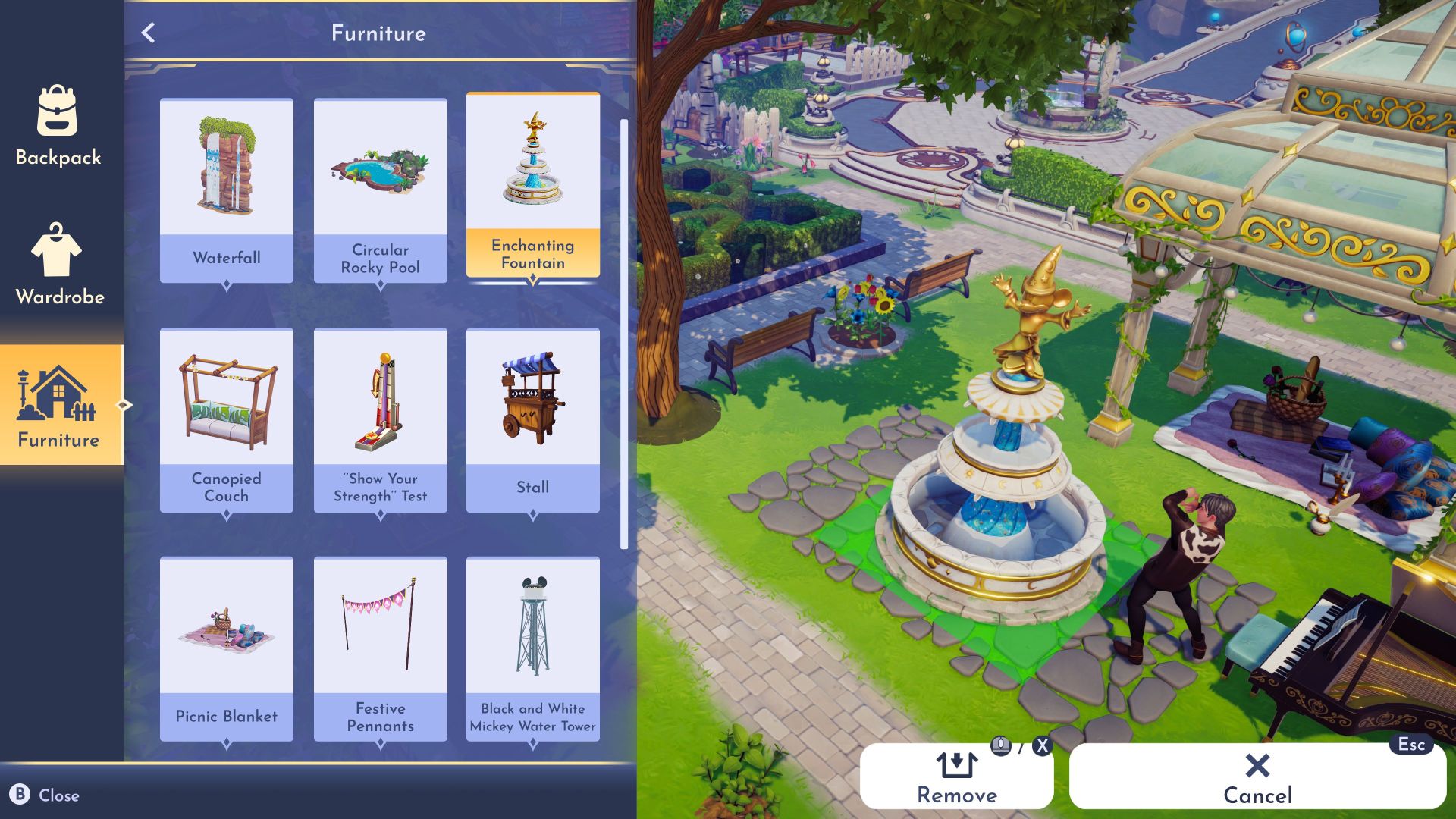 Screenshot della Disney Dreamlight Valley