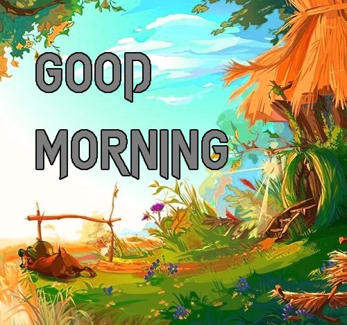 Cartoon Good Morning Wishes Images Foto per Whatsapp
