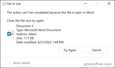 errore di Windows 11
