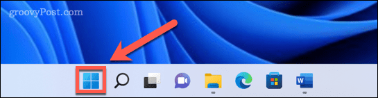 menu di avvio di Windows 11