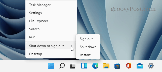 Spegni il pulsante Start di Windows 11