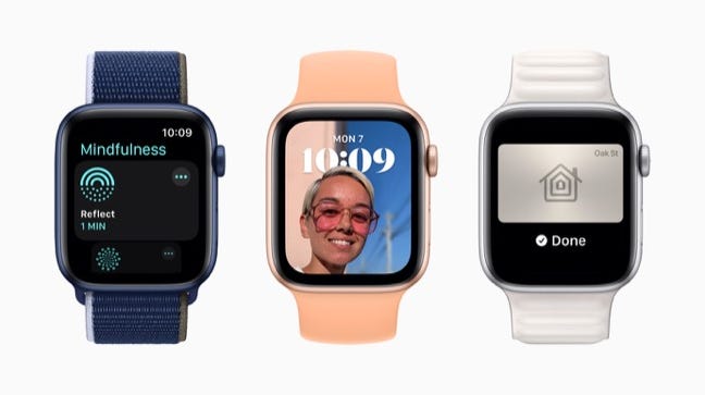 Apple Watch Series 6 con watchOS 8