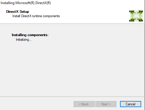 Verrà avviata l'installazione del programma di installazione di DirectX | Come aggiornare DirectX in Windows 10 (1)
