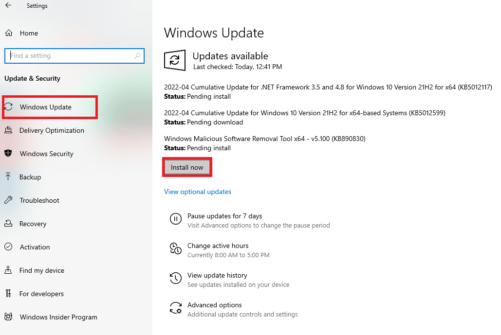 Aggiorna Windows. Codice di errore di correzione di Windows u7121 3202 in Netflix