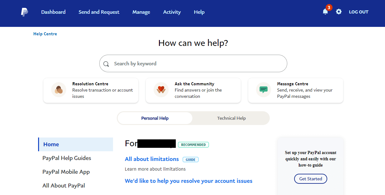 Contatta l'assistenza PayPal. Risolto il problema con PayPal incapace di elaborare la richiesta