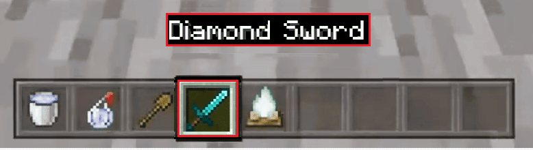 usa la spada di diamante