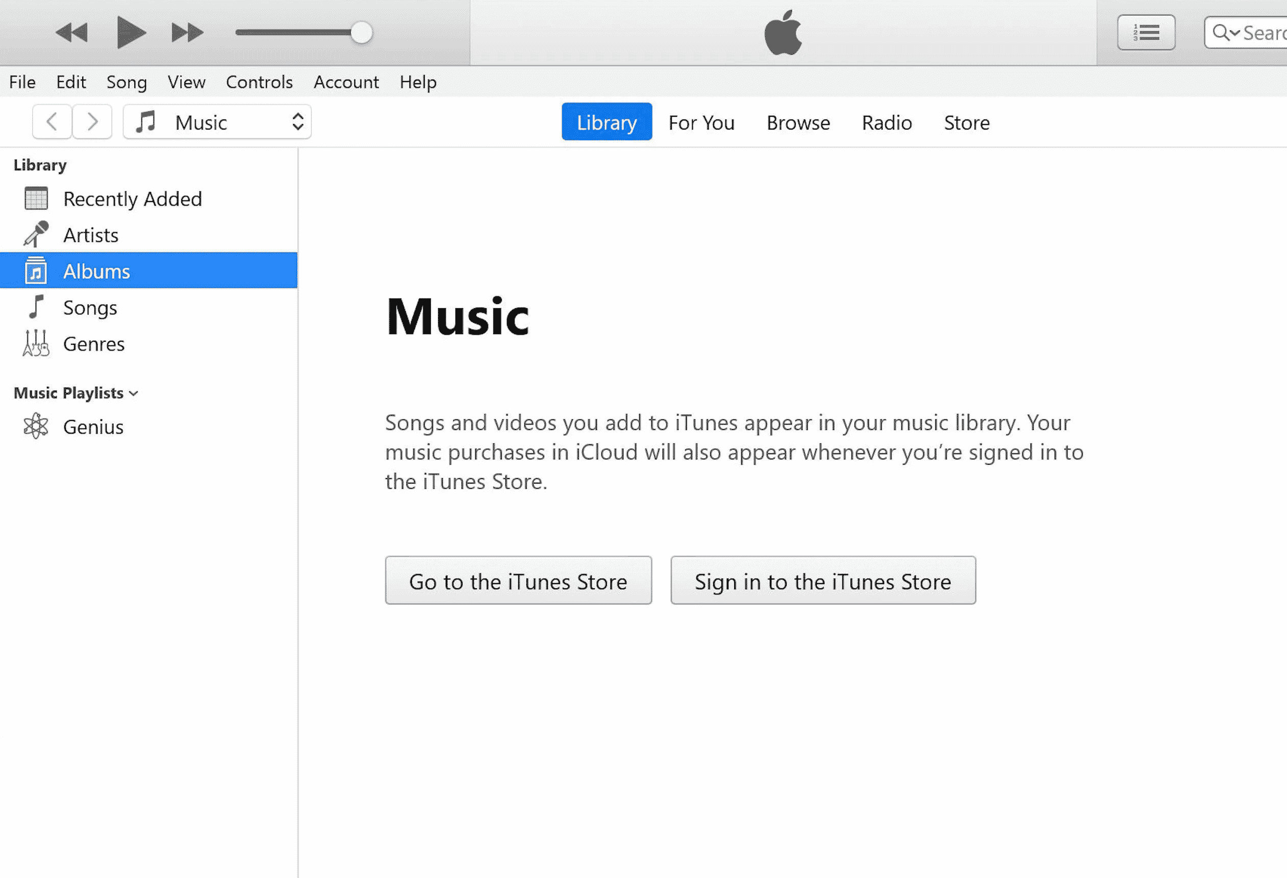 apri l'app iTunes sul tuo PC o laptop