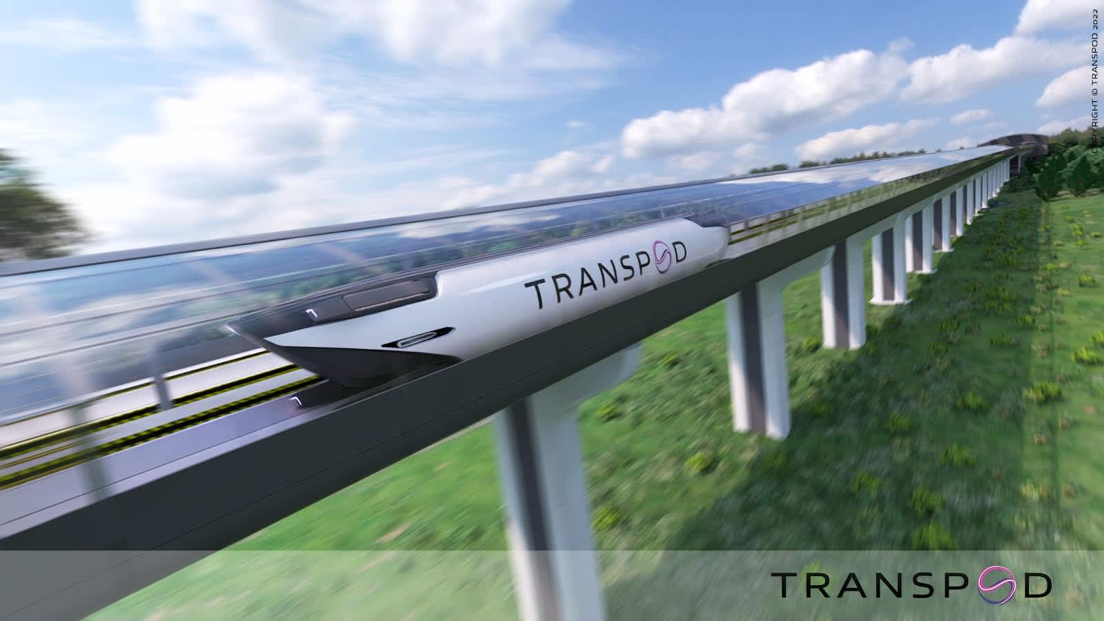 I piani di TransPod per la sua prima linea di trasporto coprirebbero il viaggio di quasi 200 miglia tra Edmonton e Calgary in soli 45 minuti.