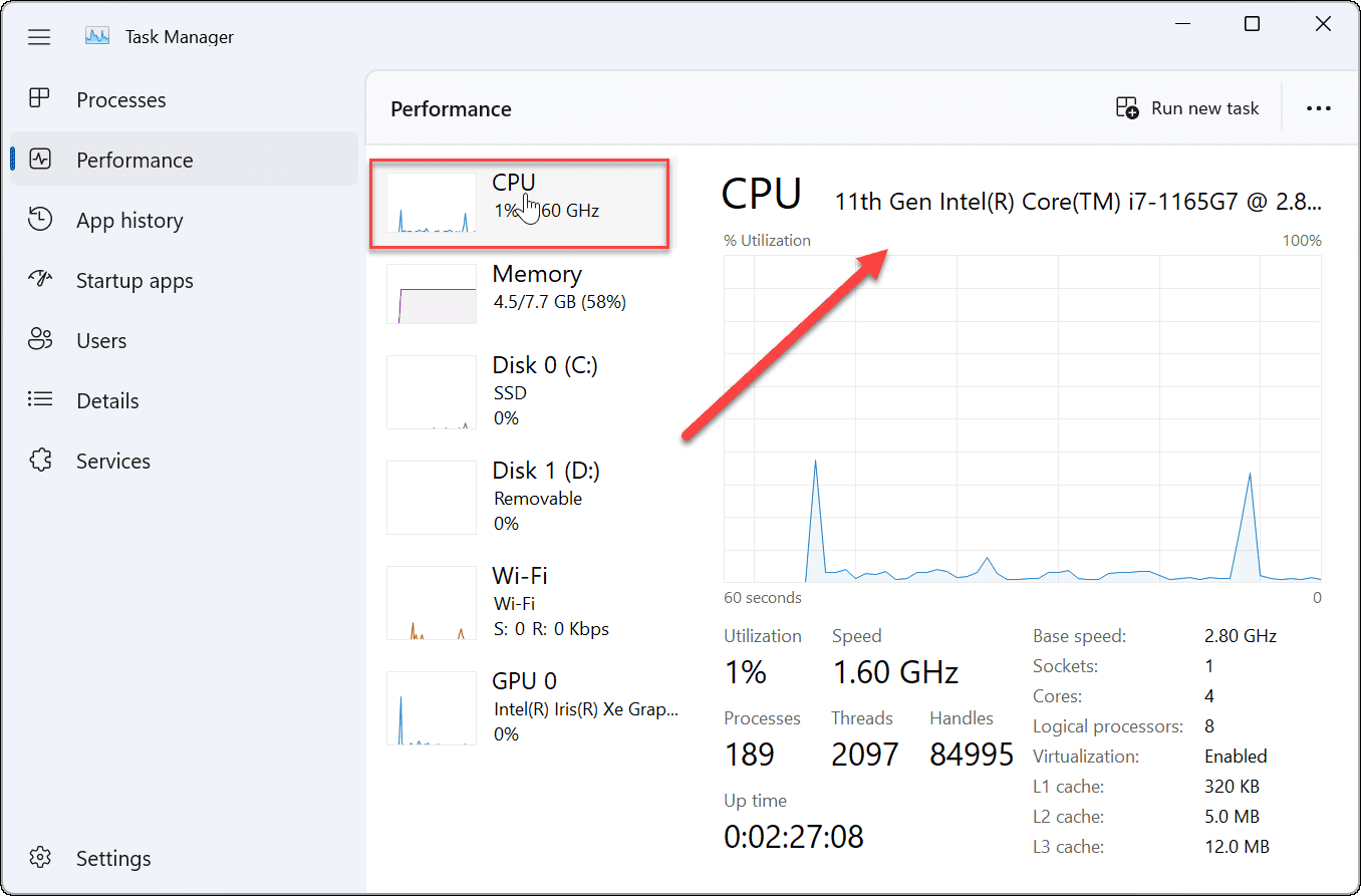Trova la tua generazione di CPU Intel su Windows 11