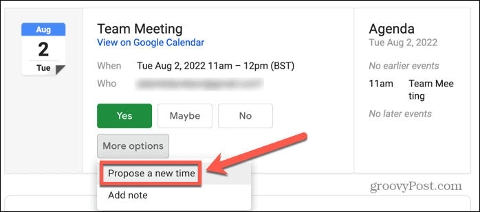 google calendar gmail propone un nuovo orario