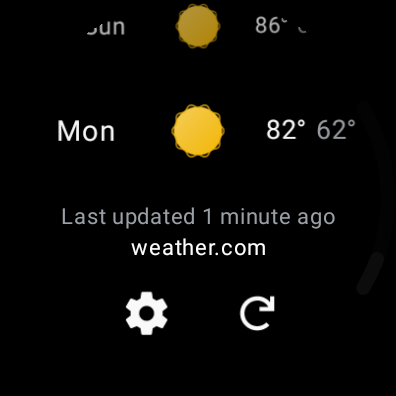 Sistema operativo Google Weather Wear 3