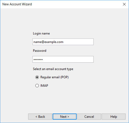 Configura l'account di posta elettronica EMAIL.IT sulla tua Opera Mail Passaggio 3