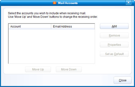 Imposta l'account e-mail ALICE.IT sul tuo IncrediMail Passaggio 2