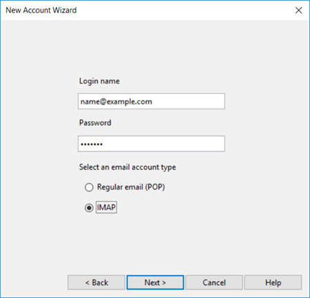 Imposta l'account e-mail ALICE.IT sul tuo Opera Mail Passaggio 3
