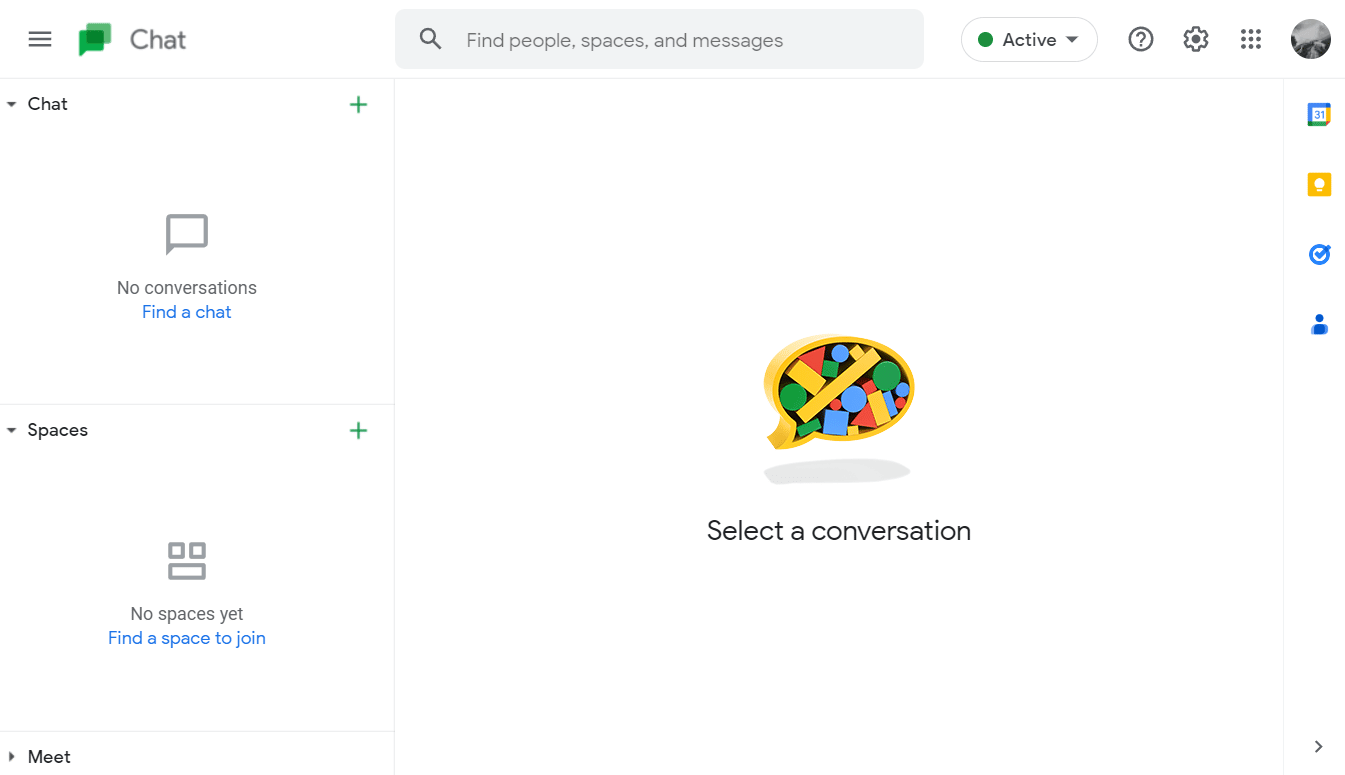 Sito web di chat di Google